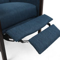 Recliner Chair Navy Blue Fabric