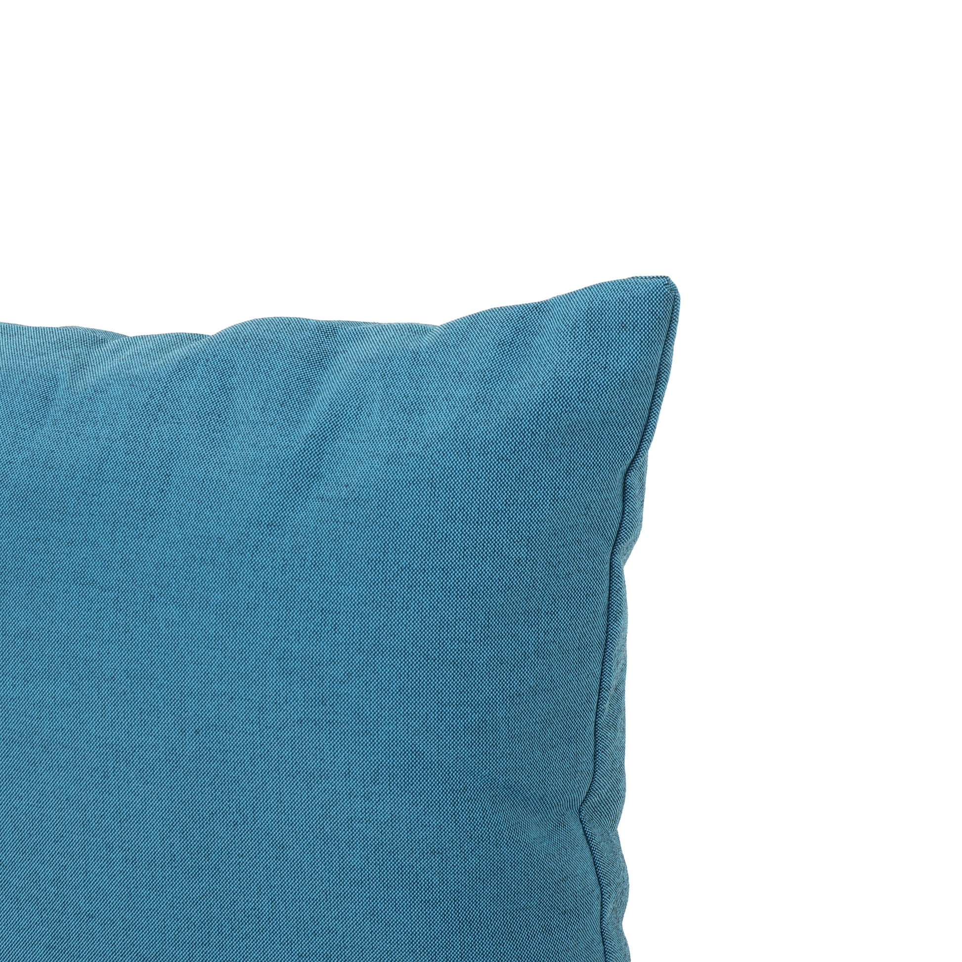Lomita Square Pillow Set Of 2 Teal Fabric