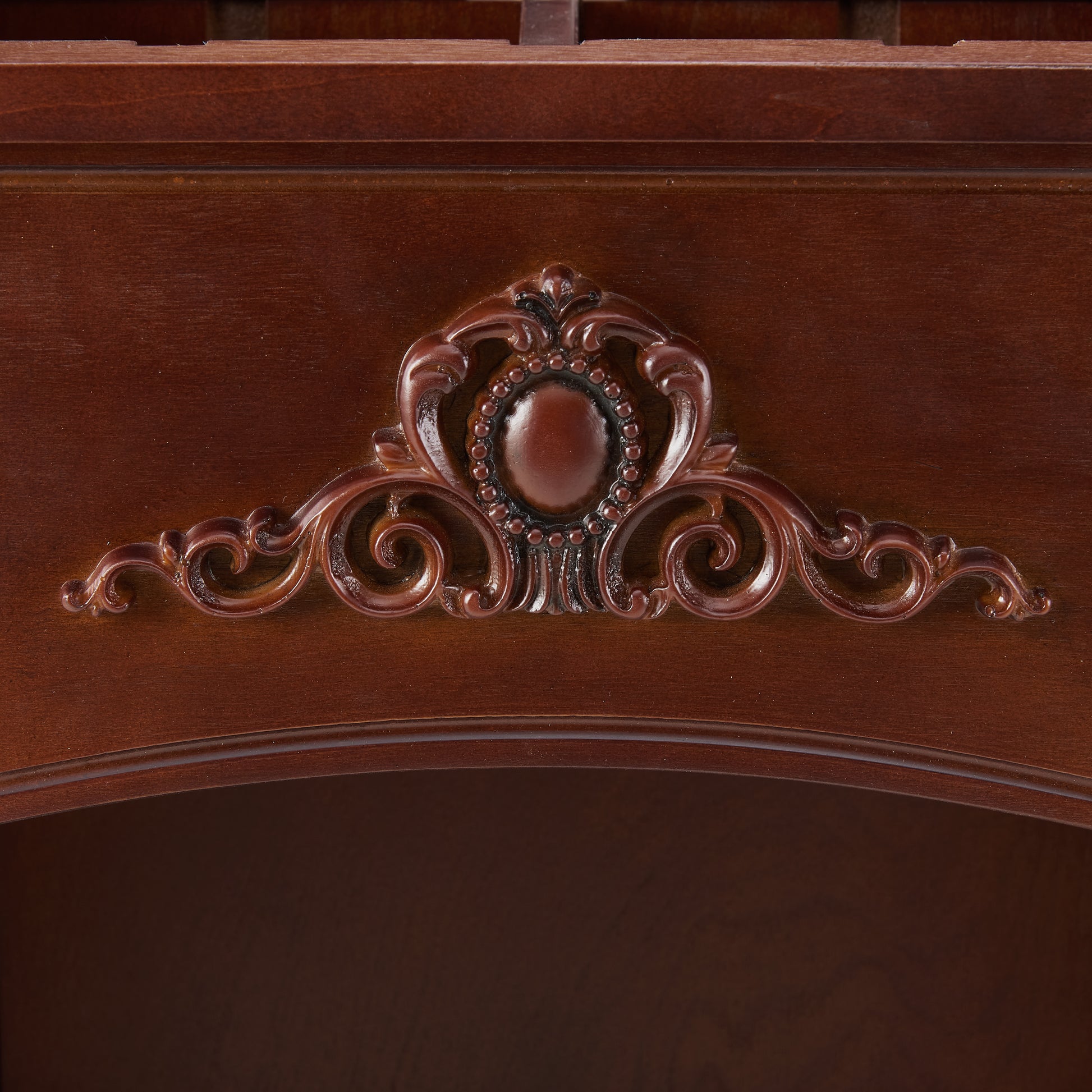 Powered Traditional End Table With Charging Station, Narrow Side Table With Usb Ports And Outlets, Nightstand With Storage, Bedside Tables With Wheels For Living Room, Bedroom,Red Walnut Walnut