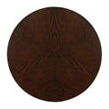 32Inch Wood Round Coffee Table For Living Room,Mid Century Farmhouse Circle Wooden Coffee Tables For Apartment, Easy Assembly, Espresso Espresso Rubber Wood