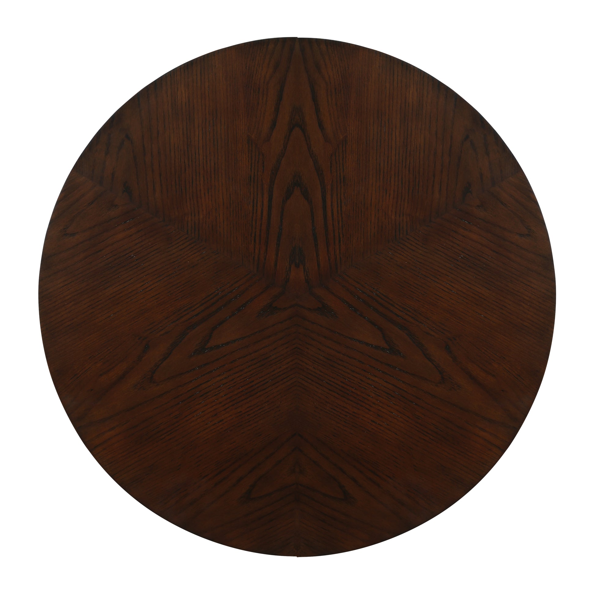 32Inch Wood Round Coffee Table For Living Room,Mid Century Farmhouse Circle Wooden Coffee Tables For Apartment, Easy Assembly, Espresso Espresso Rubber Wood