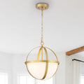 Steel Dimmable Light Unique Globe Chandelier Ul Certified Antique Brass Ceiling Lights Steel Metal