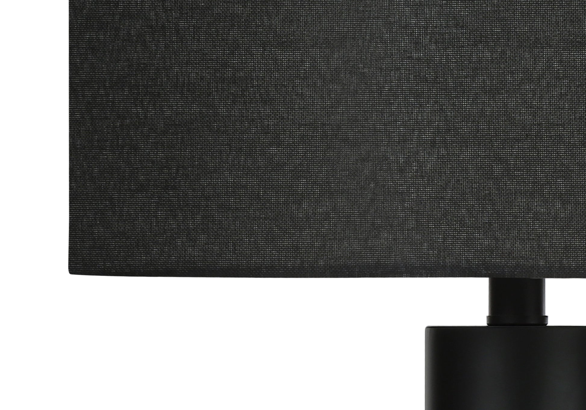 Lighting, 28"H, Table Lamp, Black Metal, Black Shade, Contemporary Black Acrylic