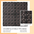 Wood Plastic Composite Deck Tiles Set Of 20, Sustainable Fsc Composite Decking Resist Rust, Water, Weather, Easy To Diy & Maintain, Ideal For Patios, Balconies, Rooftops, Light Coffee Color Light Coffee Wood Plastic