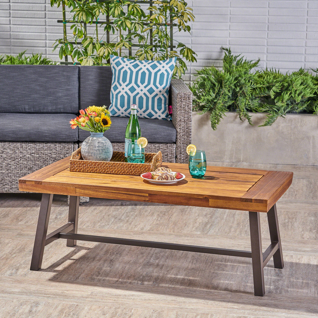 Carlisle Coffee Table Natural Wood