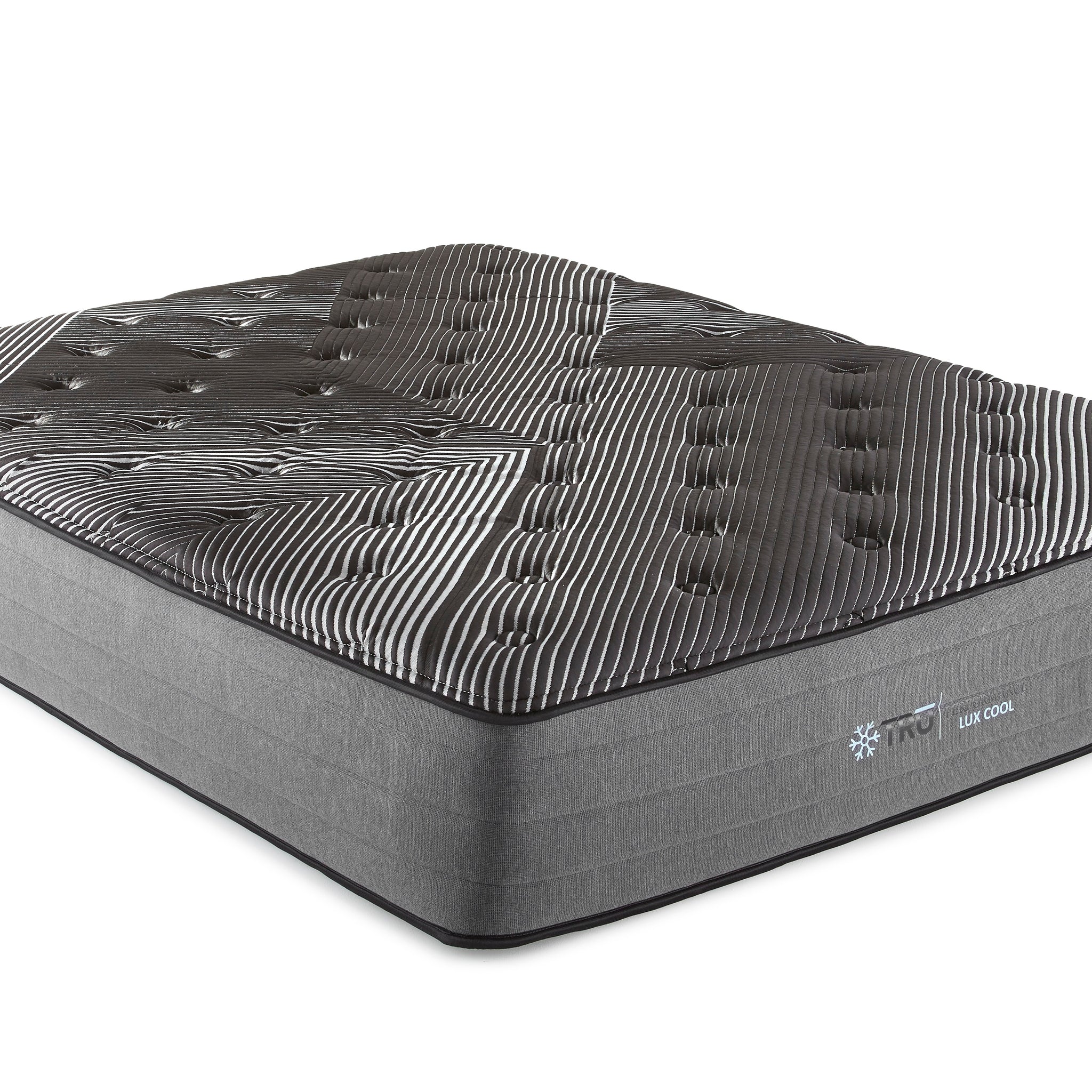 14" Pure Ice Plush Quilted Twin Xl Mattress Black Foam Spring Twin Xl