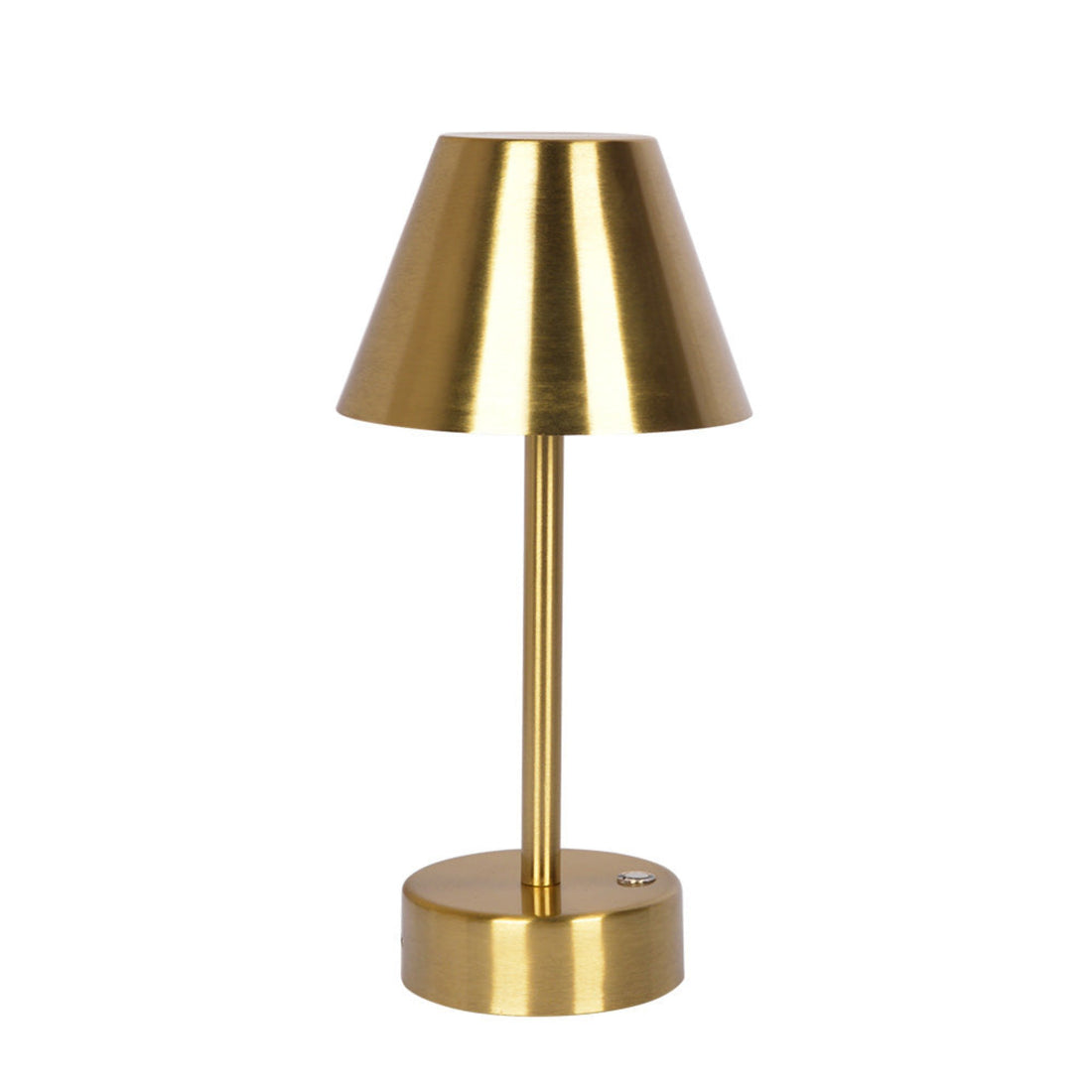 Elegance Rechargeable Led Table Lamp Plated Brass Led Touch Switch Antique Brass,Gold Mid Century Modern Led Brass