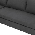 Modular Piece Loveseat, Part Of Sectional Sofa,Chenille,Minimalist Style,2 Colors,Not For Separate Use Gray Chenille 2 Seat