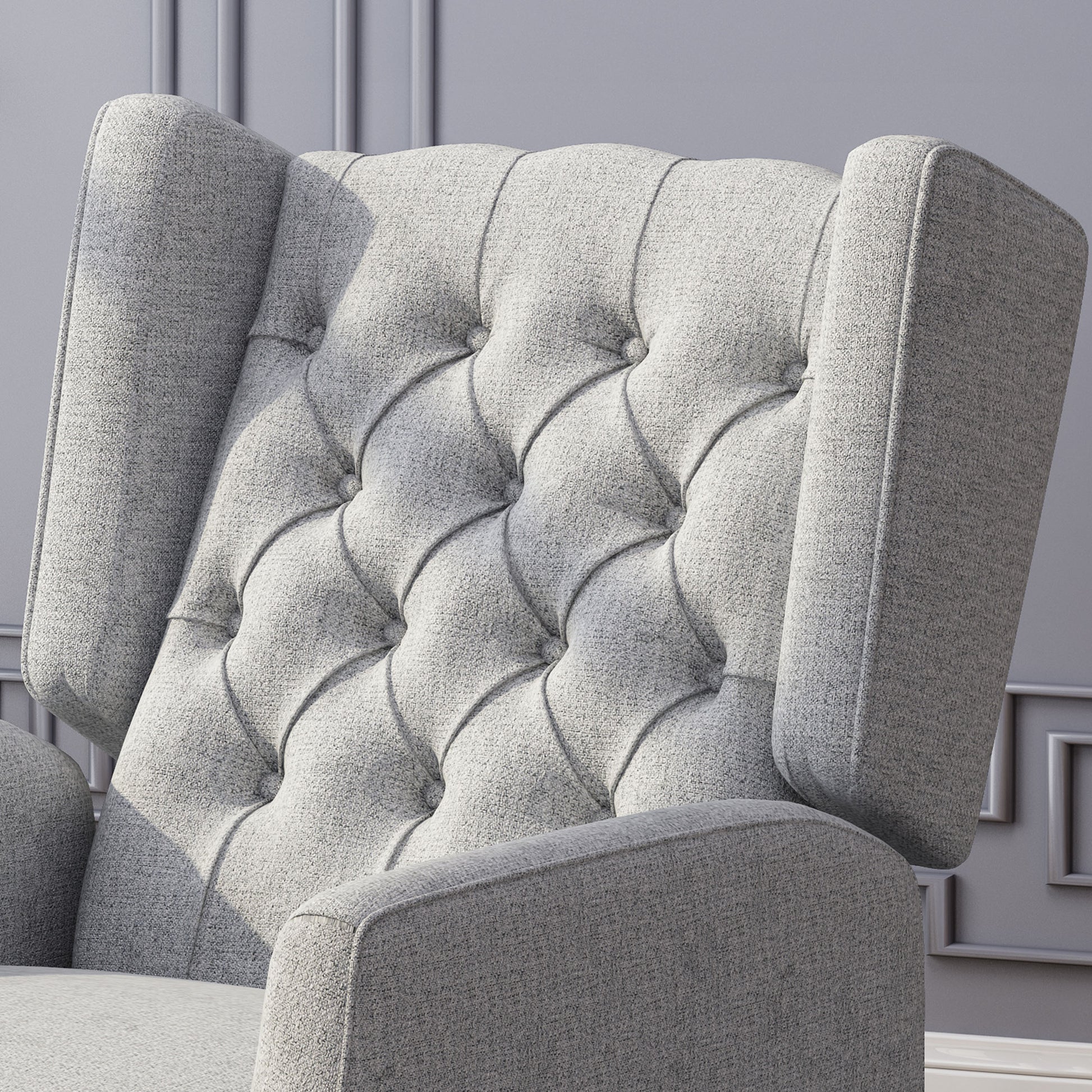 Recliner Grey Fabric