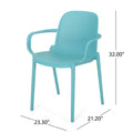 Gardenia Chair Teal Polypropylene