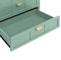 3 Drawer Cabinet, American Furniture,Suitable For Bedroom, Living Room, Study Light Green Mdf