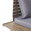 Sedona Club Chair Dark Grey Wood