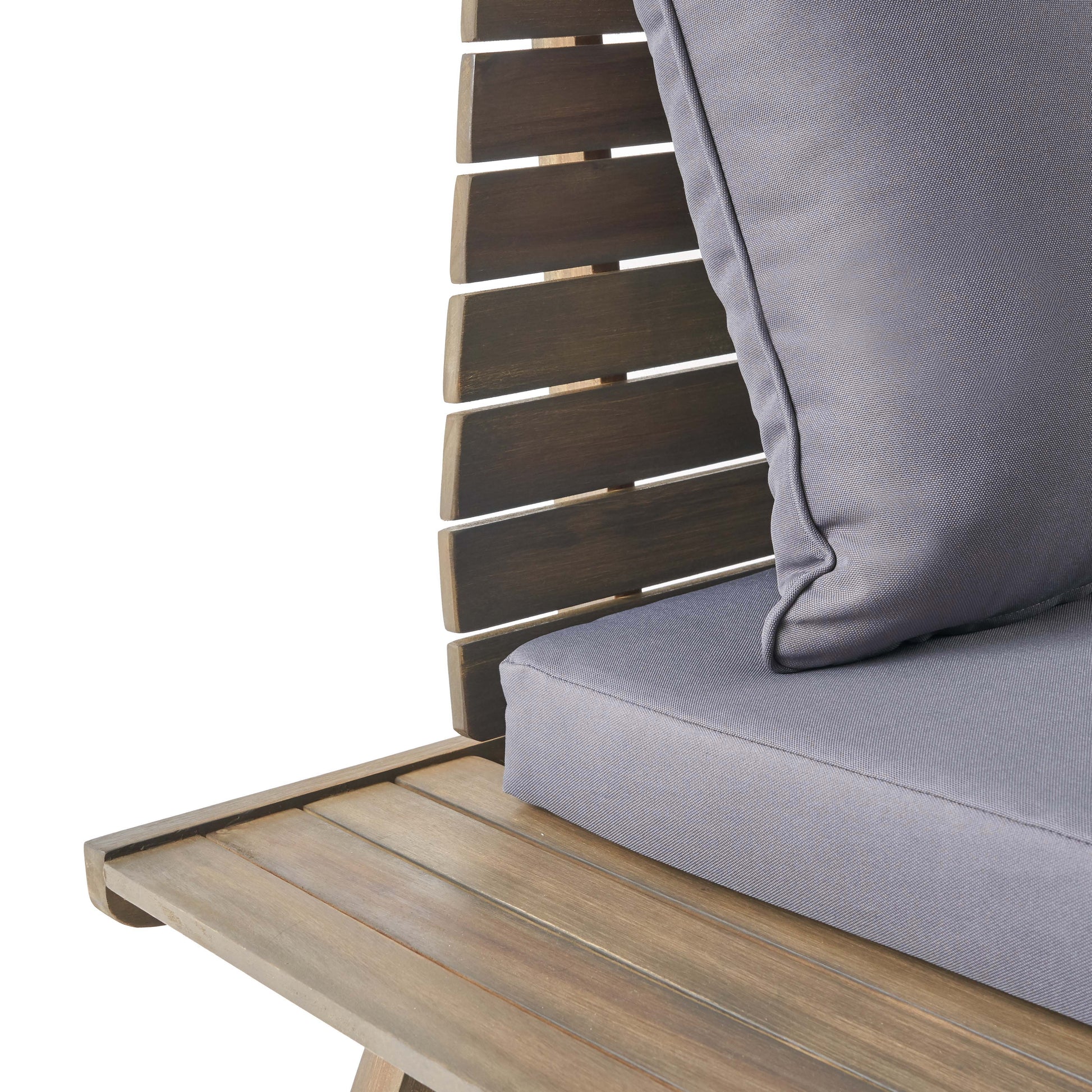 Sedona Club Chair Dark Grey Wood