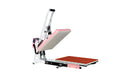 13X18 Semi Automatic Heat Press Machine With Auto Open And Slide Out Base Pink White Aluminium