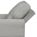 Chaise Lounge Indoor Sleeper Sofa Bed Chair Upholstered Lounge Chair For Bedroom Living Room With Rivets Gray Beige Gray Beige Corduroy