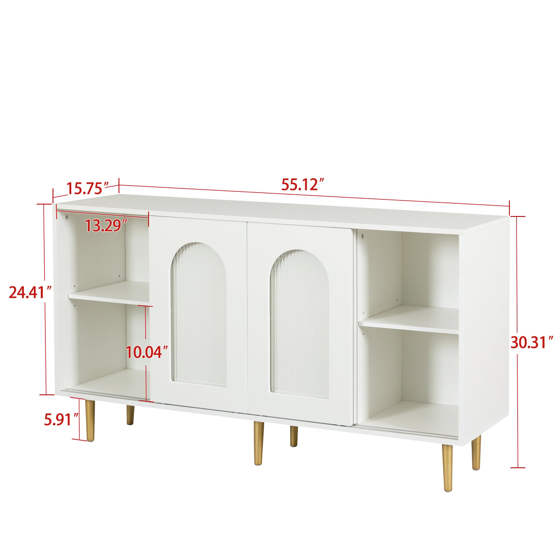 Dresser Drawer Cabinet,Bar Cabinet,Lockers,Sideboard,Buffet Sideboard,Buffet Service Desk,Storagecabinet,Changhong Glass Sliding Door, For Bedroom, Living Room, Kitchen Corridor, Color: White 5 Or More Spaces Barn Door White Primary Living Space Glass