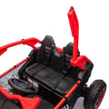 24V Two Seater Kids Ride On Utv W Parents Control,20In Seat Width,400W Super High Power,Four Wheel Suspension,Bluetooth,Mp3,Usb,Led Light,Horn,Rear Storage Space,Speeds 3.73 4.97Mph For Kids Aged 3