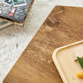 Modern Mdf Coffee Table, With Complex Texture Patterns, Style And Texture Coffee Table To Redefine Your Interior Decoration And Enhance Your Living Space, Stylish And Durable Design Wood Mdf