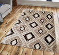 Jersey Area Rugs, Carpets For Livingroom, 7X10 Area Rugs ,3009 Beige Rectangle 8&10 Beige Contemporary Abstract Polypropylene