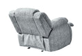 Stonic Grey Glider Recliner Gray Fabric