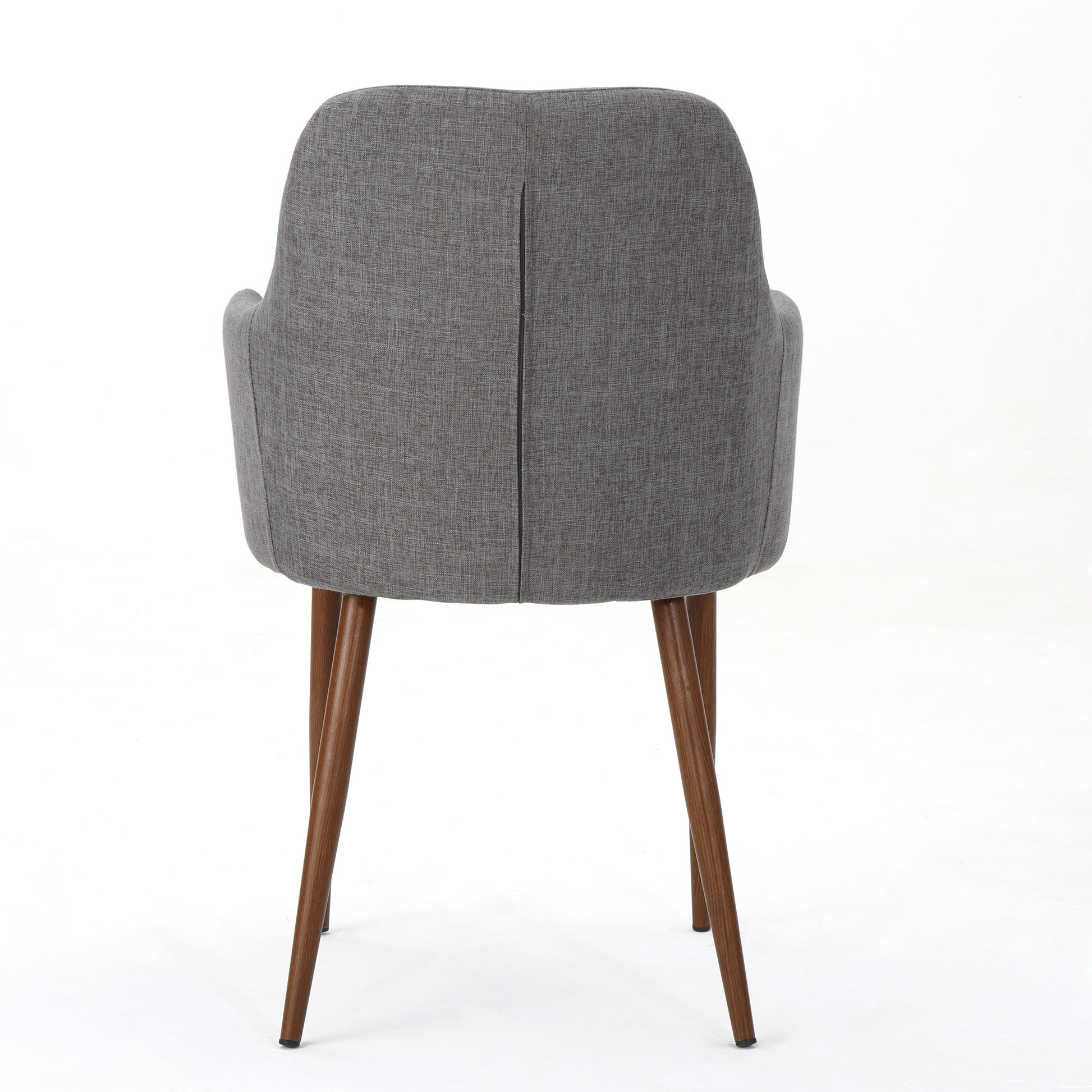 Dining Chair Light Grey Fabric