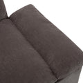 119.5'' 3 Seater Sofa With 2 Storage Unitsfor Living Room, Office, Apartment Gray Polyester 3 Seat