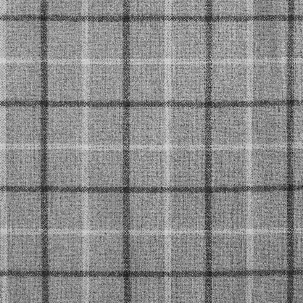 Plaid Faux Leather Tab Top Curtain Panel With Fleece Lining Only 1 Pc Panel Multicolor Polyester