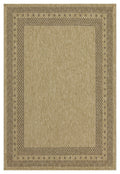 Earth Gc Ntl1007 Jute Mocha 5 Ft. 3 In. X 7 Ft. 3 In. Indoor Outdoor Area Rug Natural & Light Brown Polyester Polypropylene