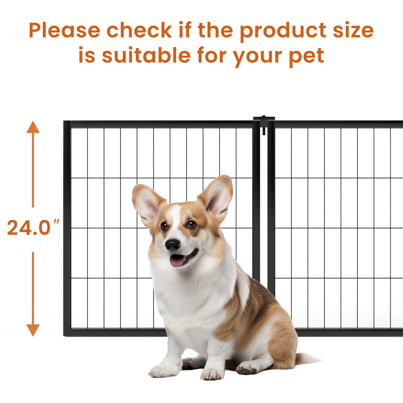 Dog Crate 47.2" Dog Kennel For Small Medium Dogs, Puppy Dog Playpen With Top, Pet Cage, Indoor, Black.47.2"L X 22"W X 24"H. Black Iron