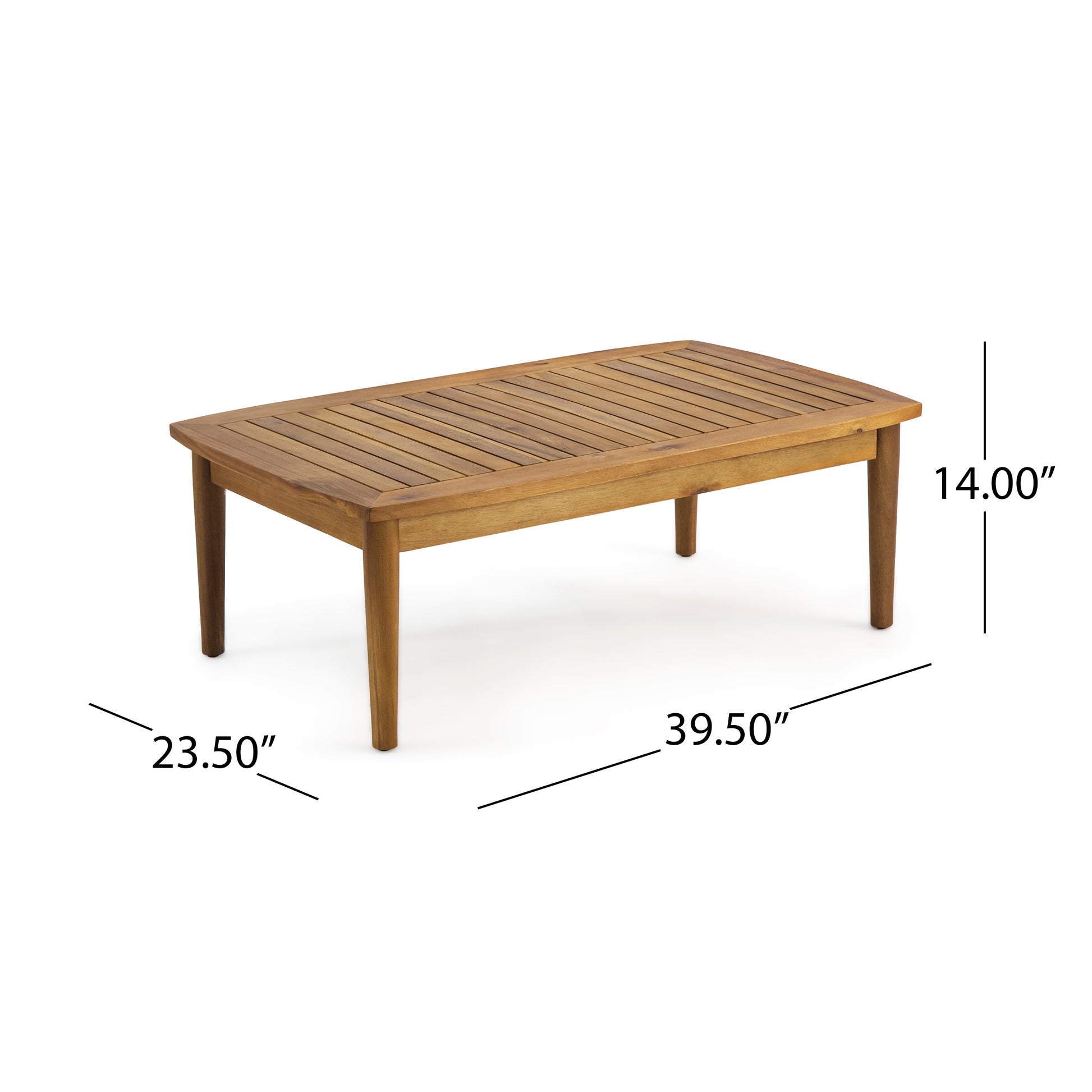 Willowbrook Seat Coffee Table Teak Acacia Wood