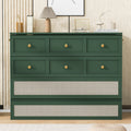 Queen Murphy Bed With Large Drawers,Green Queen Green Plywood