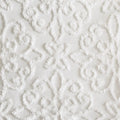 5 Piece Tufted Cotton Chenille Daybed Set Off White Daybed Off White Cotton
