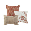 6 Piece Printed Quilt Set With Throw Pillows Multi King Cal King King Multi Cotton