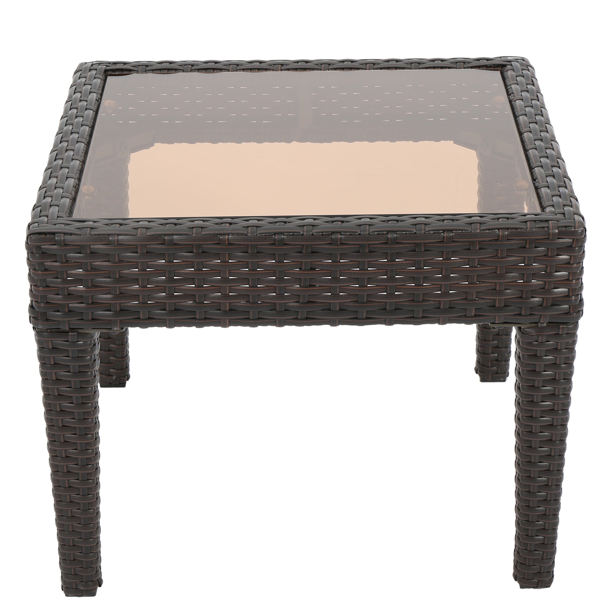 Antibes Accent Table Brown Multi Rattan