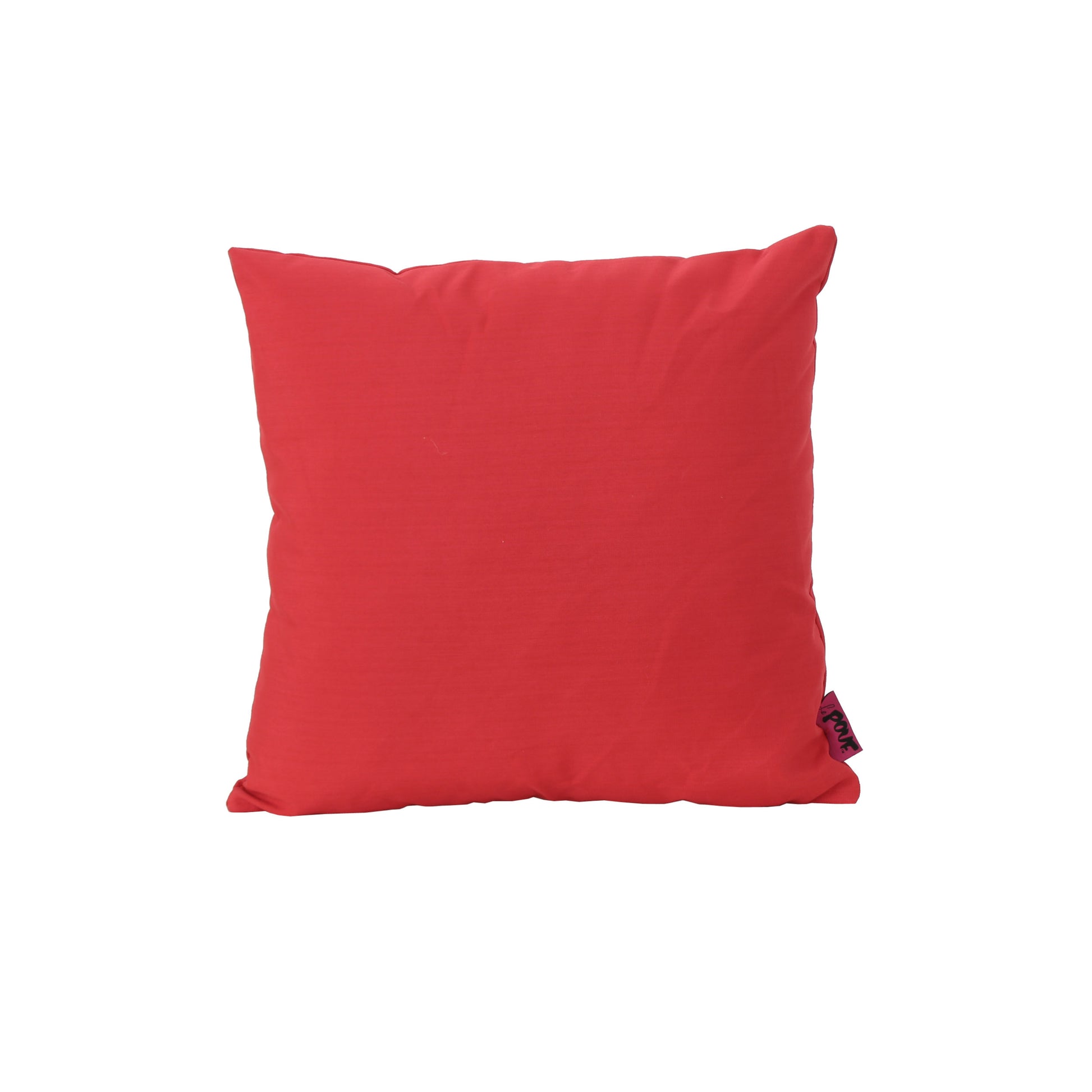 Coronado Square Pillow Set Of 2 Red Fabric