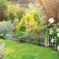 Outsunny Metal Decorative Garden Fence, 9.2' X 17.25