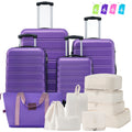 Hardshell Luggage Sets 4 Pcs Bag Spinner Suitcase With Tsa Lock Lightweight 16