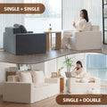 Video Sofa In A Box Foam Sofa Couch With Pillow, Bean Bag Chairs For Adults Stuffed High Density Foam, Large Bean Bag Sofa For Living Room Bedroom Gaming Room Ameican White Oak Primary Living Space Medium Soft Medium Duty American Design,European Square