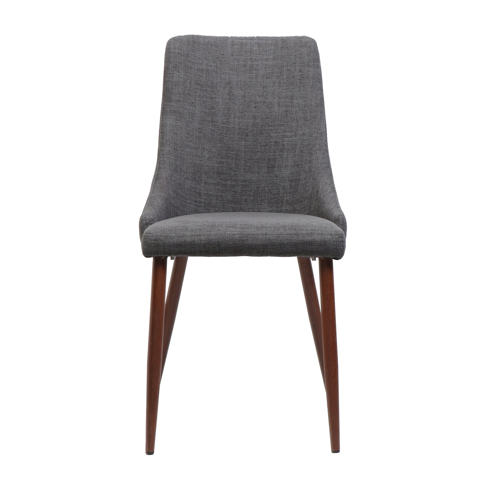 Dining Chair Light Grey Fabric