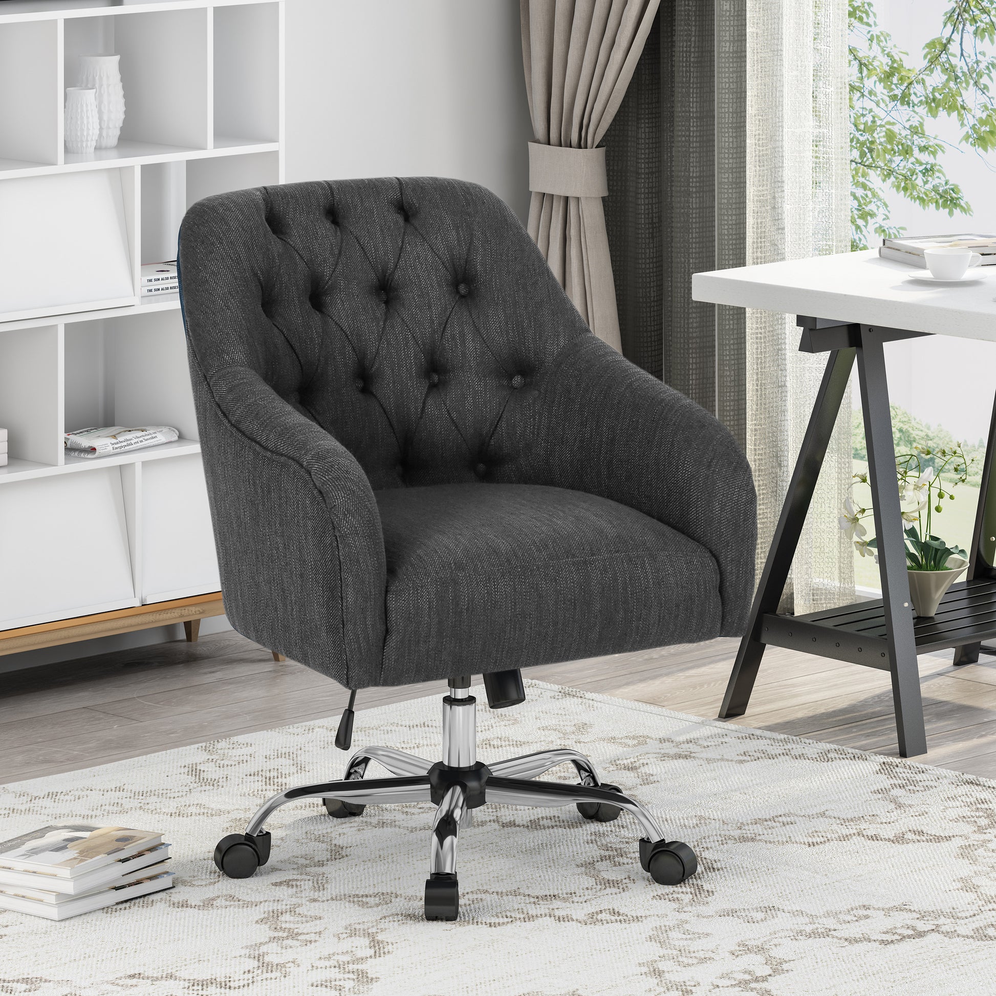 Office Chair Charcoal Fabric