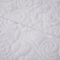 Oversized Quilted Throw White 60X70