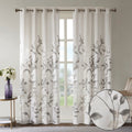 Burnout Printed Curtain Panel Only 1 Pc Panel Multicolor Polyester