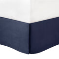7 Piece Tufted Comforter Set Navy Cal King California King Navy Polyester