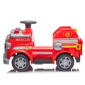 12V Kids Ride On Electric Car.Fire Engine Shape Design With Early Education Function,Human Vehicle Interaction With A Variety Of Fire Tools.Lights, Horns, And Sirens,Slow Start For Kids Aged 3 7. Red 50 99 Lbs Polypropylene