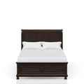 Dark Cherry King Storage Bed King Cherry Solid Wood Mdf