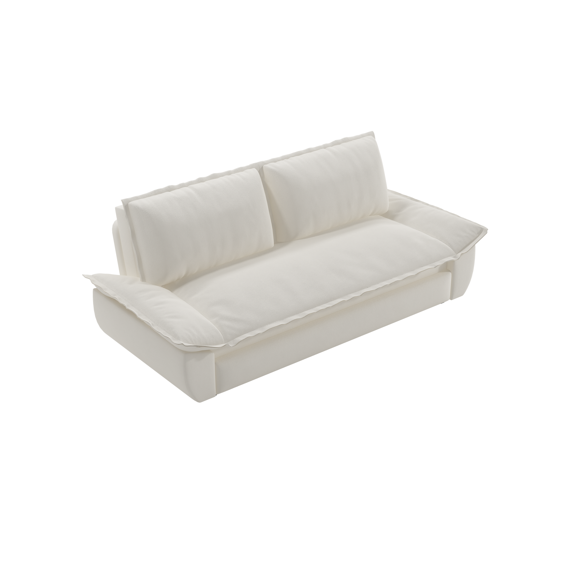 70.1" Queen Pull Out Sofa Bed, 3 In 1 Convertible Sleeper Sofa,Multi Functional Velvet Loveseat Bed,Beige Old Sku:W1885134131 W1885P154640 Beige Velvet 2 Seat