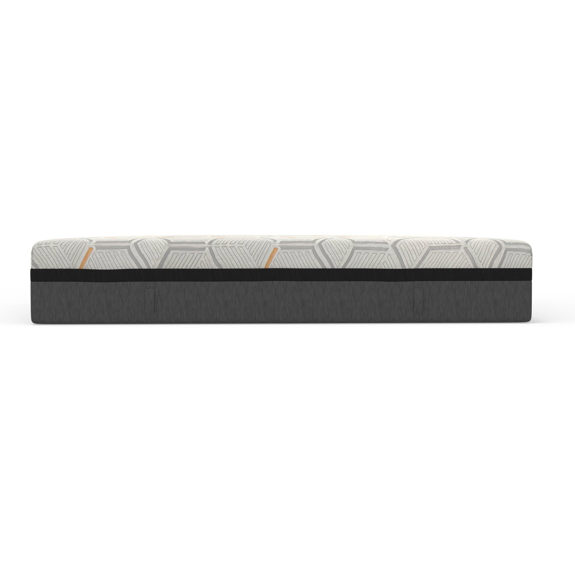 14" Hybrid Copper Gel Cooling Memory Foam Mattress With Edge Support And Air Ridge Foam Full Light Gray Foam Full