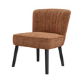 Shellback Chair In Brown Brown Sand Polyester