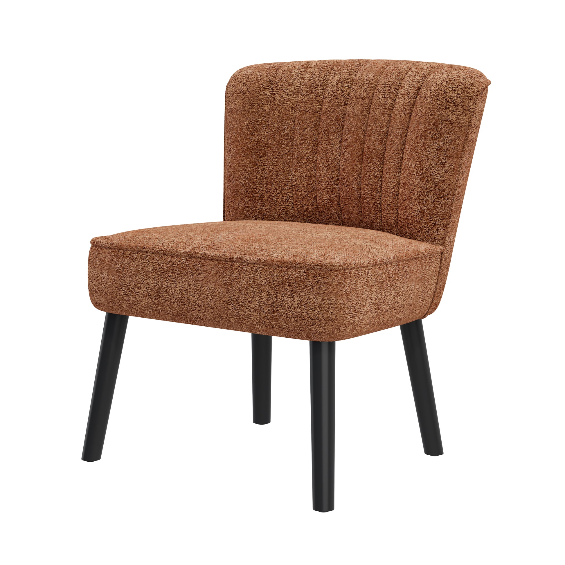 Shellback Chair In Brown Brown Sand Polyester