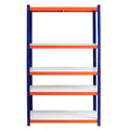 Capacity Garage Storage Shelves Heavy Duty Blue,Orange Iron